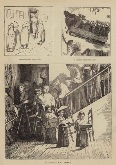 Grafisk Amerika, Shakers af Arthur Boyd Houghton