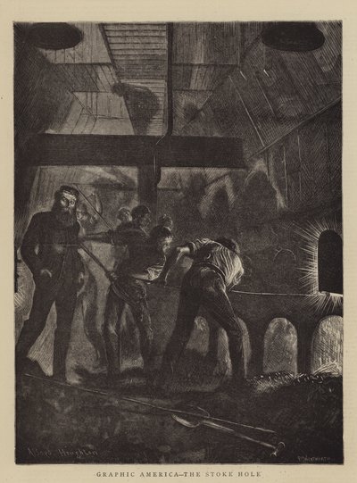 Grafisk Amerika, Stoke Hole af Arthur Boyd Houghton