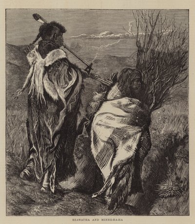 Hiawatha og Minne-ha-ha af Arthur Boyd Houghton
