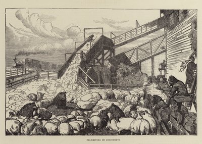 Svinekørsel i Cincinnati af Arthur Boyd Houghton