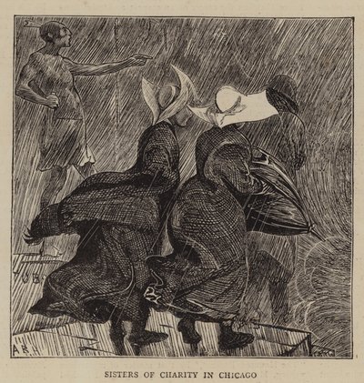 Barmhjertighedssøstre i Chicago af Arthur Boyd Houghton