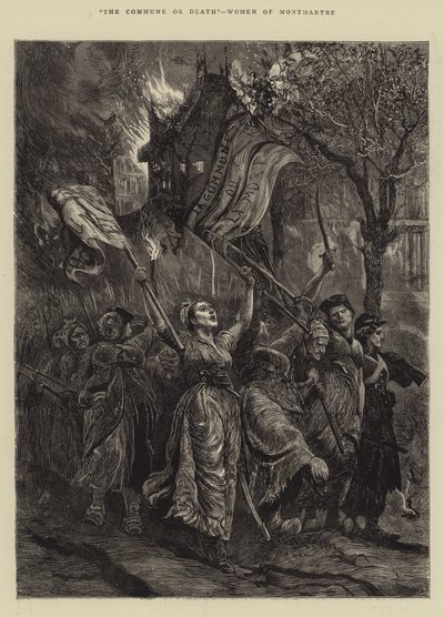 Kommunen eller døden, kvinder fra Montmartre af Arthur Boyd Houghton