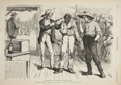 Selvfølgelig vil han stemme på den demokratiske billet, 1876 af Arthur Burdett Frost