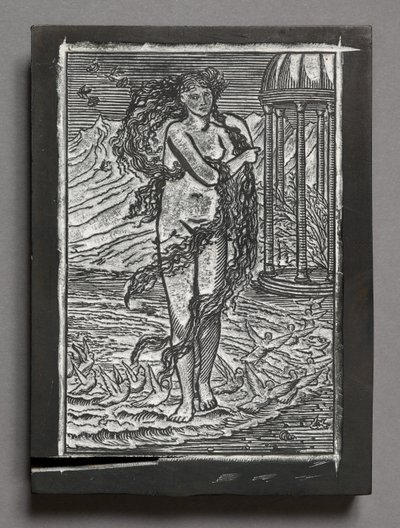 Historien om Amor og Psyke - Venus, efter Edward Coley Burne-Jones (indgraveret træklods) af Arthur Burgess