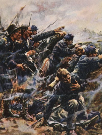 High Tide at Gettysburg, illustration fra 