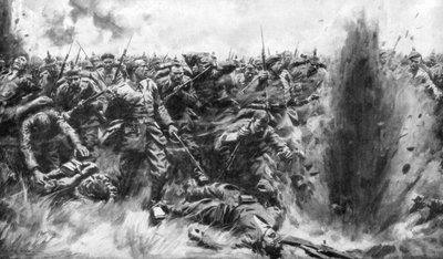 Et massivt tysk angreb på den britiske front, Første Verdenskrig, 1914 1926. af Arthur C. Michael