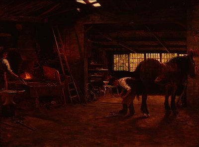 Smedeforretningen af Arthur Claude Cooke