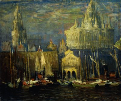 New York Waterfront af Arthur Clifton Goodwin