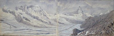 Mount Rosa af Arthur Cust
