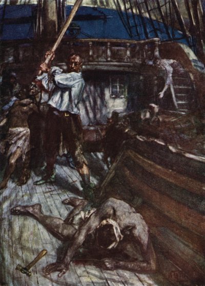 Tomba fældet af Slaverens Kaptajn af Arthur David McCormick
