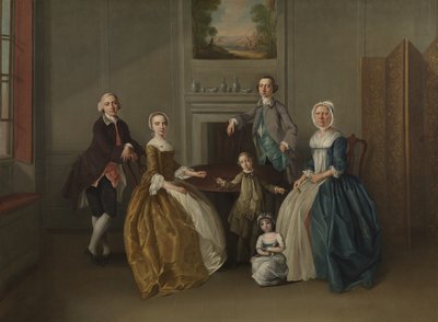 Familiegruppe, 1756 af Arthur Devis