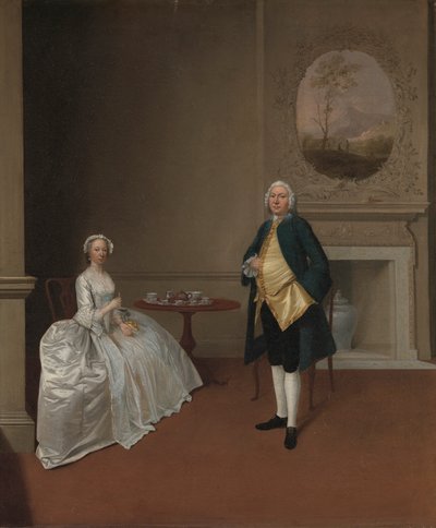 Mr. og Mrs. Hill af Arthur Devis
