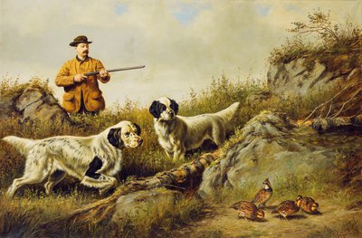 Amos F. Adams skyder over gåsen lukker ende Shon, tæller lukker, 16 af Arthur Fitzwilliam Tait