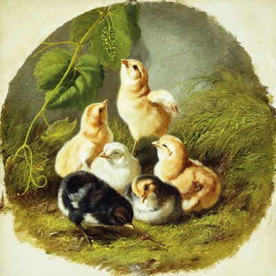 Kyllinger, 1863 af Arthur Fitzwilliam Tait
