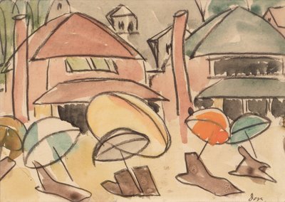 Strandparasoller af Arthur Garfield Dove
