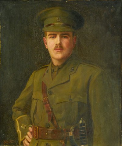En officer fra The Buffs af Arthur George Walker