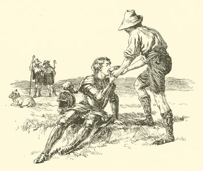 Sir Calidore, Knight of Courtesy, The Quest Of The Blatant Beast (gravering) af Arthur George Walker