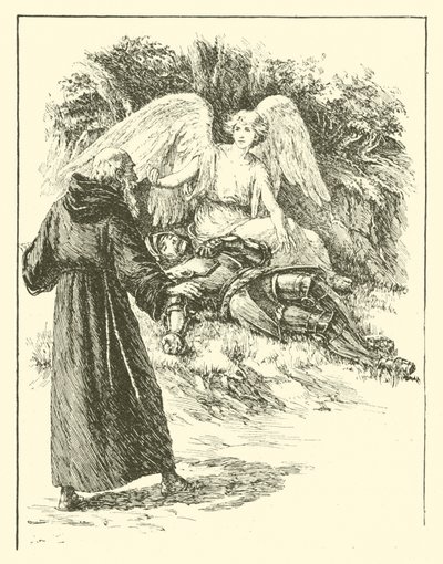 Sir Guyon, ridderlighedens mester (gravering) af Arthur George Walker