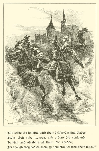 Sir Guyon, Temperancens hus (gravering) af Arthur George Walker