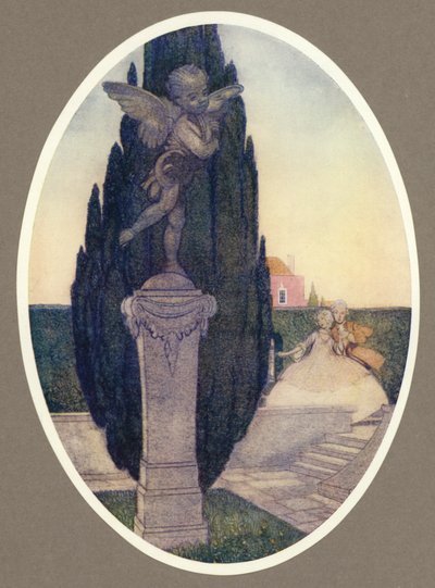 Komme væk! kom, søde kærlighed! (farve litho) af Arthur George Watts