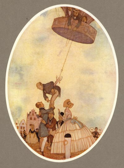"Monstre" ballonen (farve litho) af Arthur George Watts