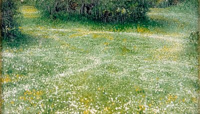 Tusindfryd ved Burnham, ca. 1918 (olie på lærred) af Arthur Hacker