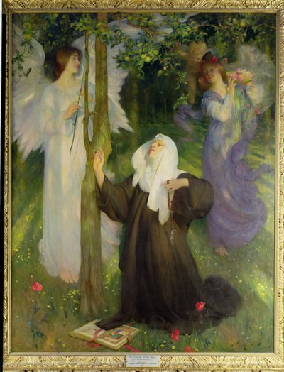 Klosteret eller verden, 1896 af Arthur Hacker
