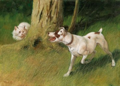 Hund og kat af Arthur Heyer