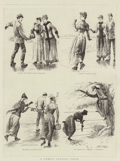 En familie skøjtefest af Arthur Hopkins