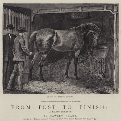 Fra post til slut, en racerromance af Arthur Hopkins