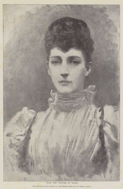 HKH Prinsessen af Wales af Arthur Hopkins