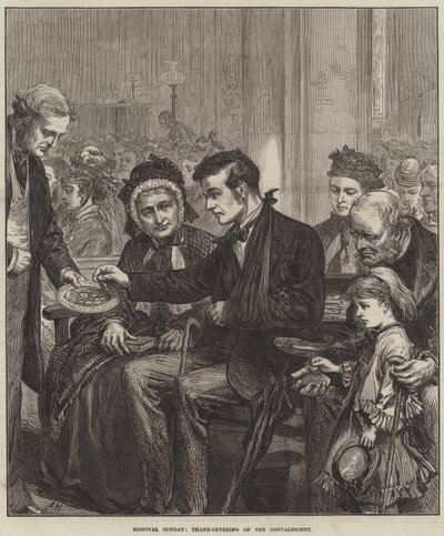 Hospitalssøndag, takkeoffer for rekonvalescenten af Arthur Hopkins