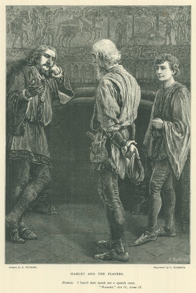 Illustration til Hamlet af Arthur Hopkins
