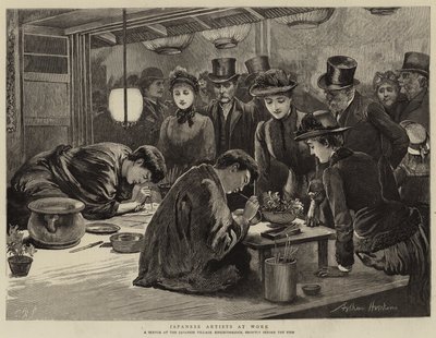 Japanske kunstnere på arbejde af Arthur Hopkins
