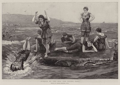 Sommer ved havet, dykkerflåden af Arthur Hopkins