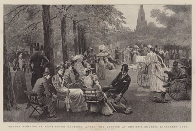 Søndag morgen i Kensington Gardens, efter gudstjenesten i Christ