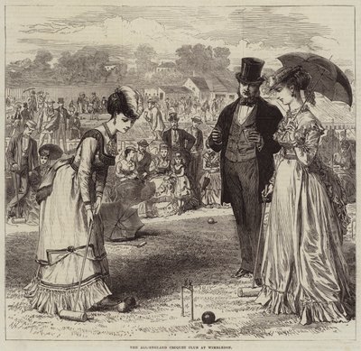 All-England Croquet Club i Wimbledon af Arthur Hopkins