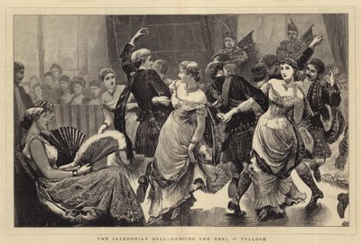 The Caledonian Ball, danser Tullochs hjul af Arthur Hopkins