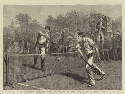The Lawn Tennis Championship Meeting i Wimbledon, den femte runde af All Comers