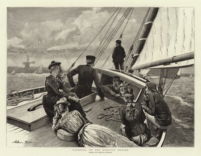 Yachting på Norfolk Broads af Arthur Hopkins