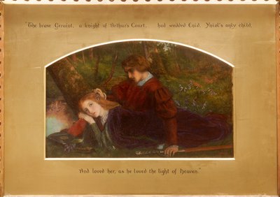 Enid og Geraint af Arthur Hughes