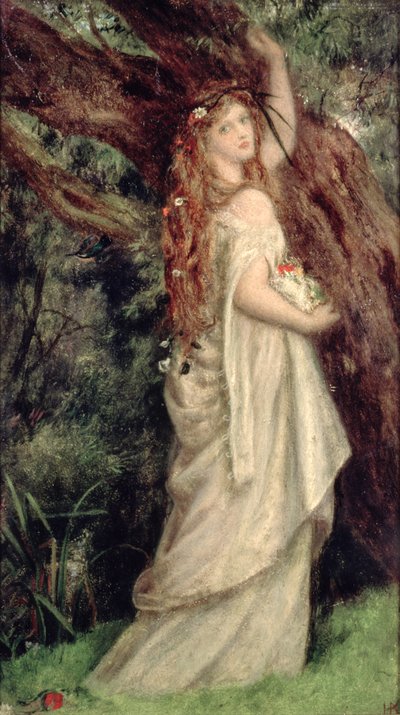 Ophelia af Arthur Hughes