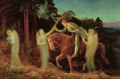 Sir Galahad, 1867-1892 af Arthur Hughes