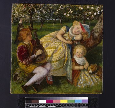 The Kings Orchard, ca. 1858 af Arthur Hughes