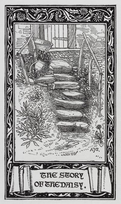 HC Andersen: Tusindfryden (litho) af Arthur Joseph Gaskin