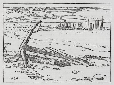 HC Andersen: Den lille havfrue (litho) af Arthur Joseph Gaskin