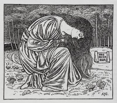 HC Andersen: Rose Elf (litho) af Arthur Joseph Gaskin