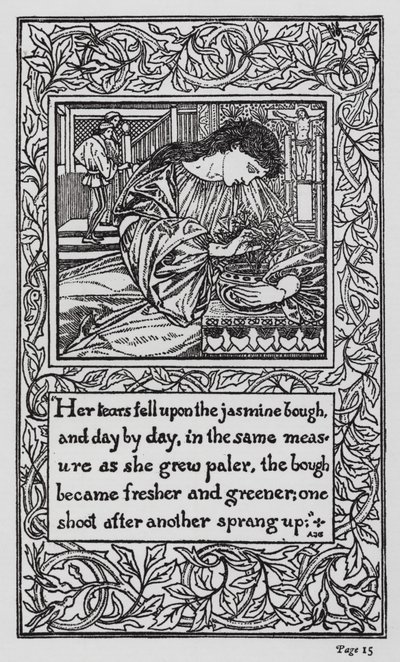 HC Andersen: Rose Elf (litho) af Arthur Joseph Gaskin
