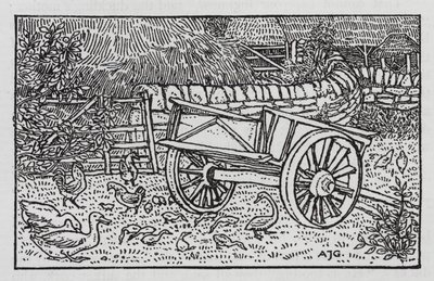 HC Andersen: Den grimme ælling (litho) af Arthur Joseph Gaskin