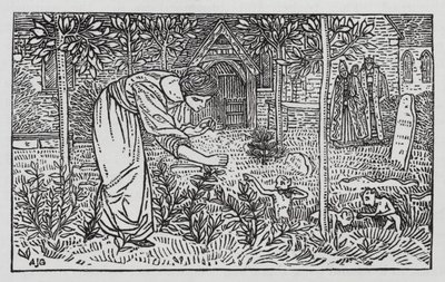 HC Andersen: De vilde svaner (litho) af Arthur Joseph Gaskin